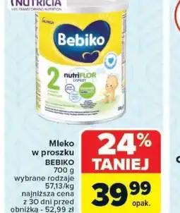 Carrefour Mleko w proszku Bebiko 2 oferta