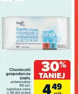 Carrefour Chusteczki gospodarcze SIMPL oferta
