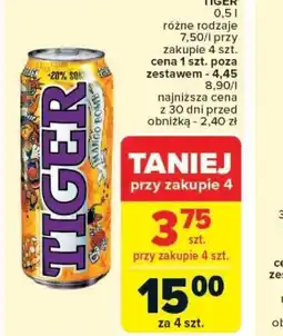 Carrefour Napój energetyzujący Tiger oferta