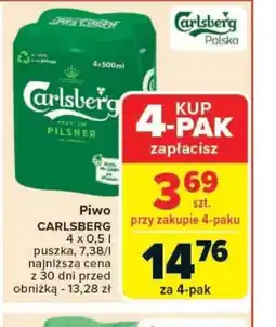 Carrefour Piwo Carlsberg oferta