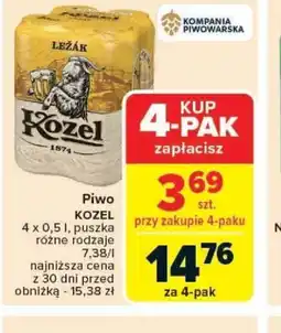 Carrefour Piwo Kozel oferta