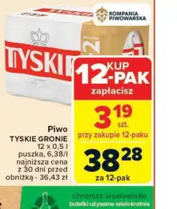 Carrefour Piwo Tyskie Gronie oferta