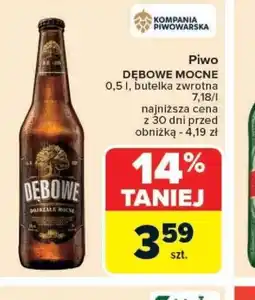 Carrefour Piwo Dębowe Mocne oferta