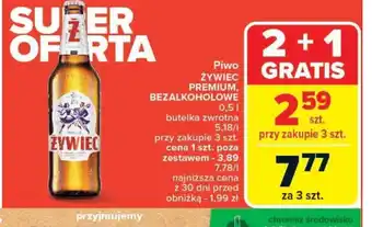 Carrefour Piwo Zywiec oferta