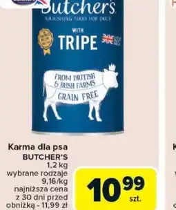 Carrefour Karma dla psa Butcher's oferta