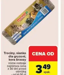 Carrefour Trociny, sianko, dla gryzoni, kora brzozy oferta