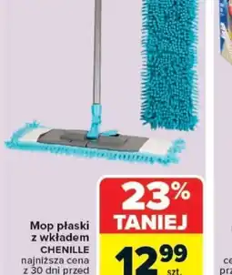 Carrefour Mop płaski z wkładem Chenille oferta