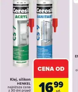 Carrefour Klej, silikon Henkel oferta