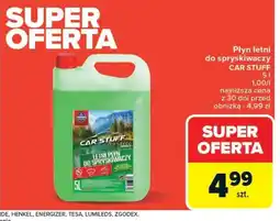 Carrefour Płyn letni do spryskiwaczy Car Stuff oferta