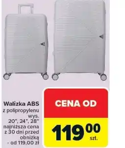 Carrefour Walizka ABS oferta