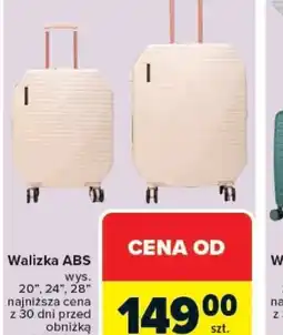 Carrefour Walizka ABS oferta