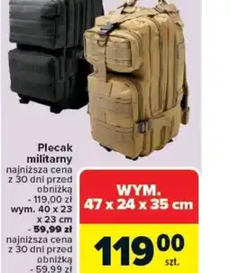 Carrefour Plecak militarny oferta