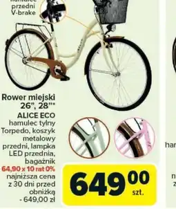 Carrefour Rower miejski Alice Eco oferta