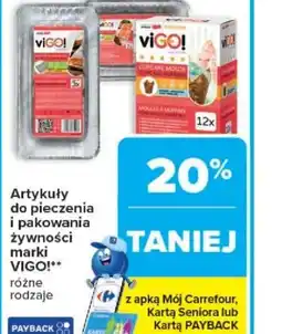 Artykuły do pieczenia i pakowania żywności marki VIGO!