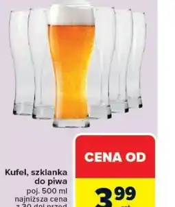 Carrefour Kufelek, szklanka do piwa oferta