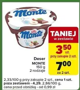 Carrefour Express Deser MONTE oferta