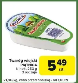 Carrefour Express Twarożek wiejski PIĄTNICA oferta