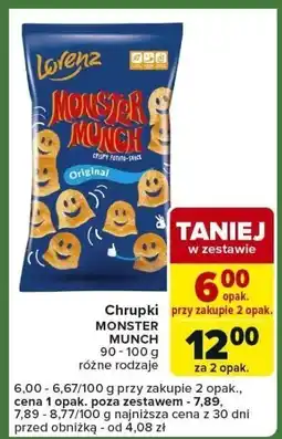 Carrefour Express Chrupki MONSTER MUNCH oferta