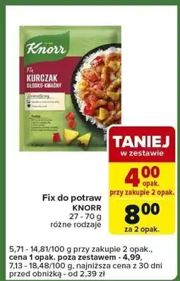 Carrefour Express Fix do potraw KNORR oferta
