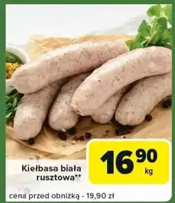 Carrefour Express Kiełbasa biała rzużtowa Carrefour Express oferta
