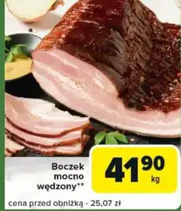 Carrefour Express Boczek mocno wędzony oferta