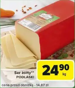 Carrefour Express Ser żółty PODLASKI oferta