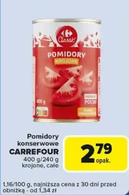 Carrefour Express Pomidory konserwowe CARREFOUR oferta