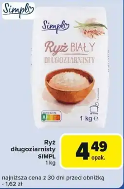 Carrefour Express Ryż długoziarnisty SIMPL oferta