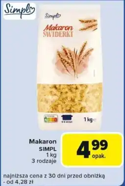Carrefour Express Makaron świderki SIMPL oferta