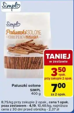 Carrefour Express Paluszki solone SIMPL oferta
