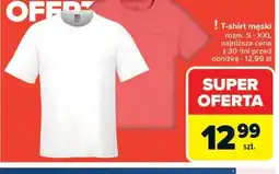 Carrefour T-shirt męski oferta