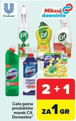 Carrefour Produkty Cif, Domestos oferta
