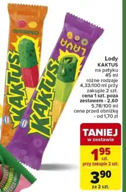 Carrefour Express Lody KAKTUS oferta