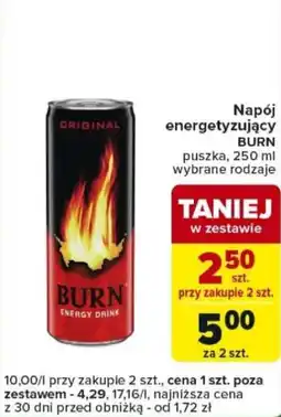 Carrefour Express Napój energetyzujący BURN oferta