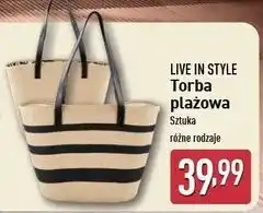 ALDI Torba plażowa Live In Style oferta