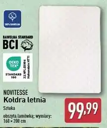 ALDI Kołdra letnia 160 x 200 cm Novitesse oferta
