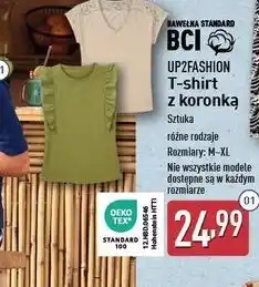 ALDI T-shirt damski z koronką m-xl Up2Fashion oferta
