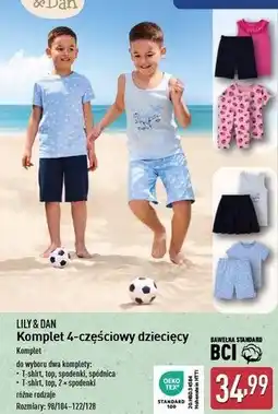ALDI Komplet dziecięcy 98/104-122/128 Lily & Dan oferta