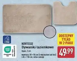 ALDI Dywaniki łazienkowe 50 x cm + 65 110 Novitesse oferta