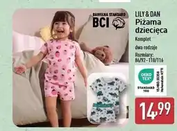ALDI Piżama dziecięca rozm. 86/92-110/116 Lily & Dan oferta