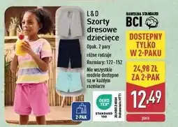 ALDI Szorty chłopięce L&D oferta