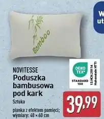 ALDI Poduszka bambusowa pod kark 40 x 60 cm Novitesse oferta