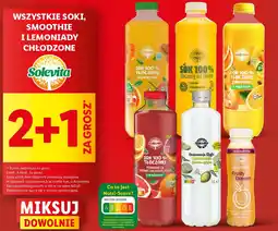 Lidl Wszystkie soki, smoothie i lemoniady chłodzone Solevita oferta