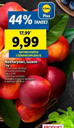 Lidl Nektarynki oferta
