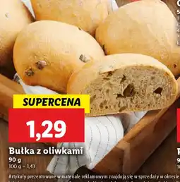 Lidl Bułka z oliwkami oferta
