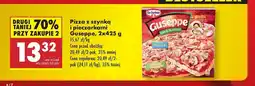 Biedronka Pizza z szynką i pieczarkami Dr. oetker guseppe oferta