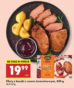 Biedronka Filety z kaczki z sosem żurawinowym Kraina mięs oferta