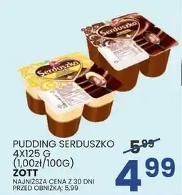 Wafelek Pudding serduszko 4x125 g Zott oferta