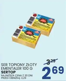Wafelek Ser topiony złoty ementaler 100 g Sertop oferta
