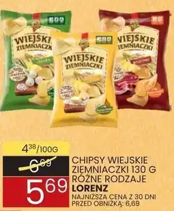 Wafelek Chipsy wiejskie ziemniaczki 130 g różne rodzaje Lorenz oferta